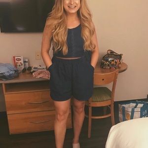 Urban Outfitters Co-ord Two Piece Denim M/L M L